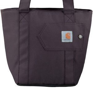 Carhartt Women's Insulated Lunch Cooler Tote Bag, Wine color.